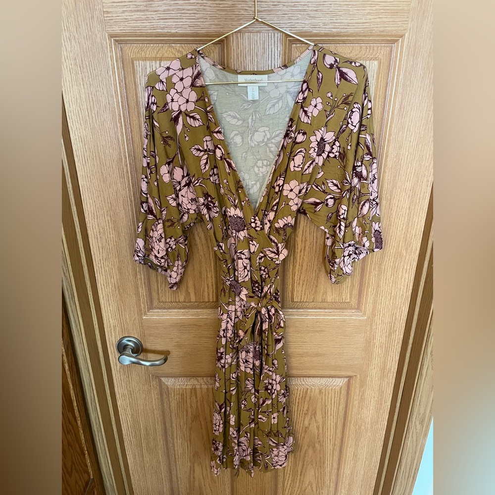 Motherhood Maternity Wrap Dress